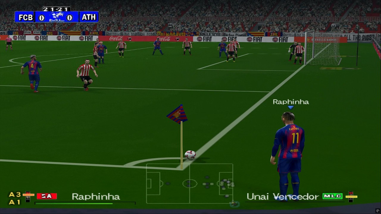 Liga Espanhola - FC Barcelona vs Athletic Bilbao - Gameplay! - YouTube