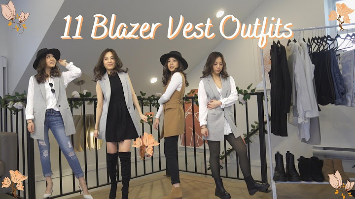 How to Style a Blazer Vest 11 Ways