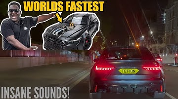 DMO DEEJAY AUDI RS6 C8 1100 BHP INSANE DRIVE! *LOUD ACCELERATIONS & SOUNDS!