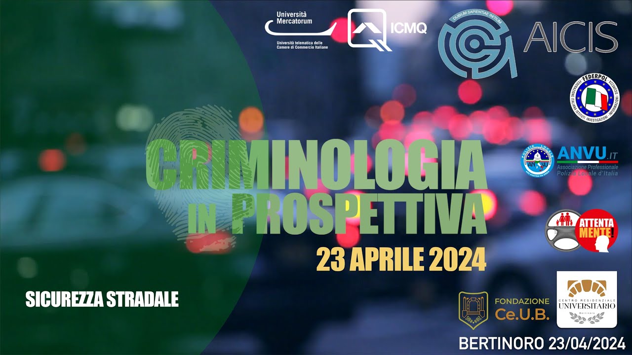 Scienze Giuridiche Per La Criminologia L'investigazione E La Sicurezza Associazione Italiana Criminologi per l'investigazione e la sicurezza