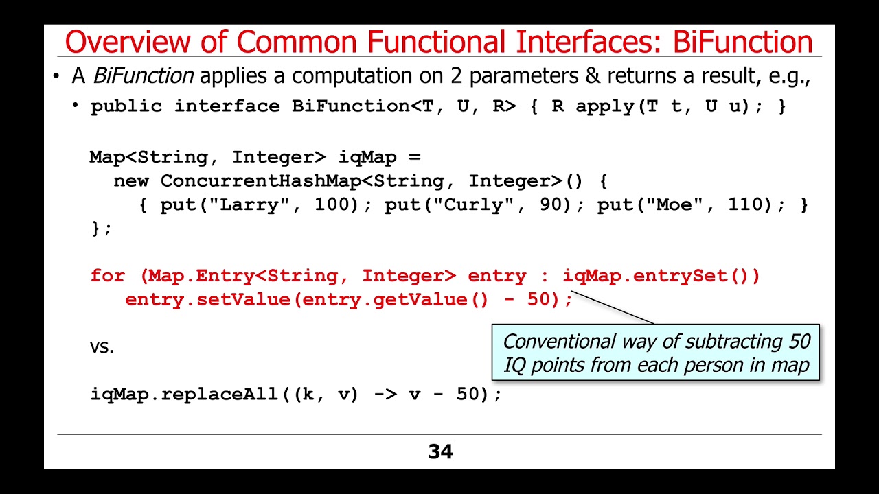 Interface function