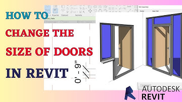 How to change the Sizes of doors in Autodesk Revit