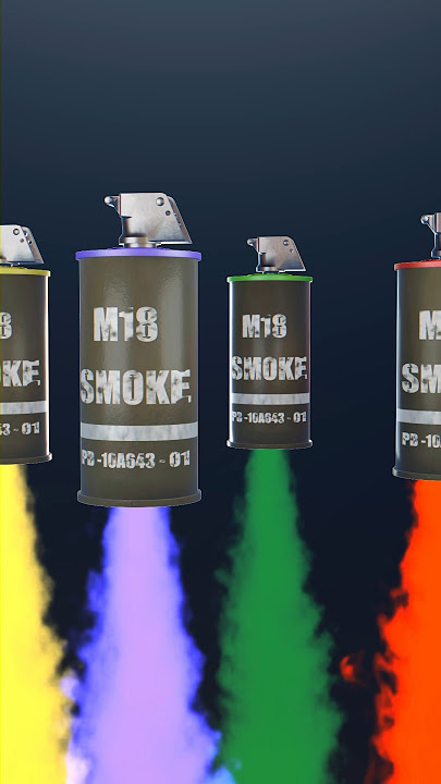 How Smoke Grenade Works ?  #shortsfeed  #firstshortvideo #animation #firstshortvideo