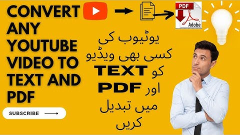 Convert YouTube Videos (Transcript) to Text and PDF in Minutes - Easy Tutorial with Mobile