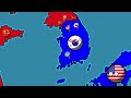 History of South Korea 1900-2021 [Countyballs]