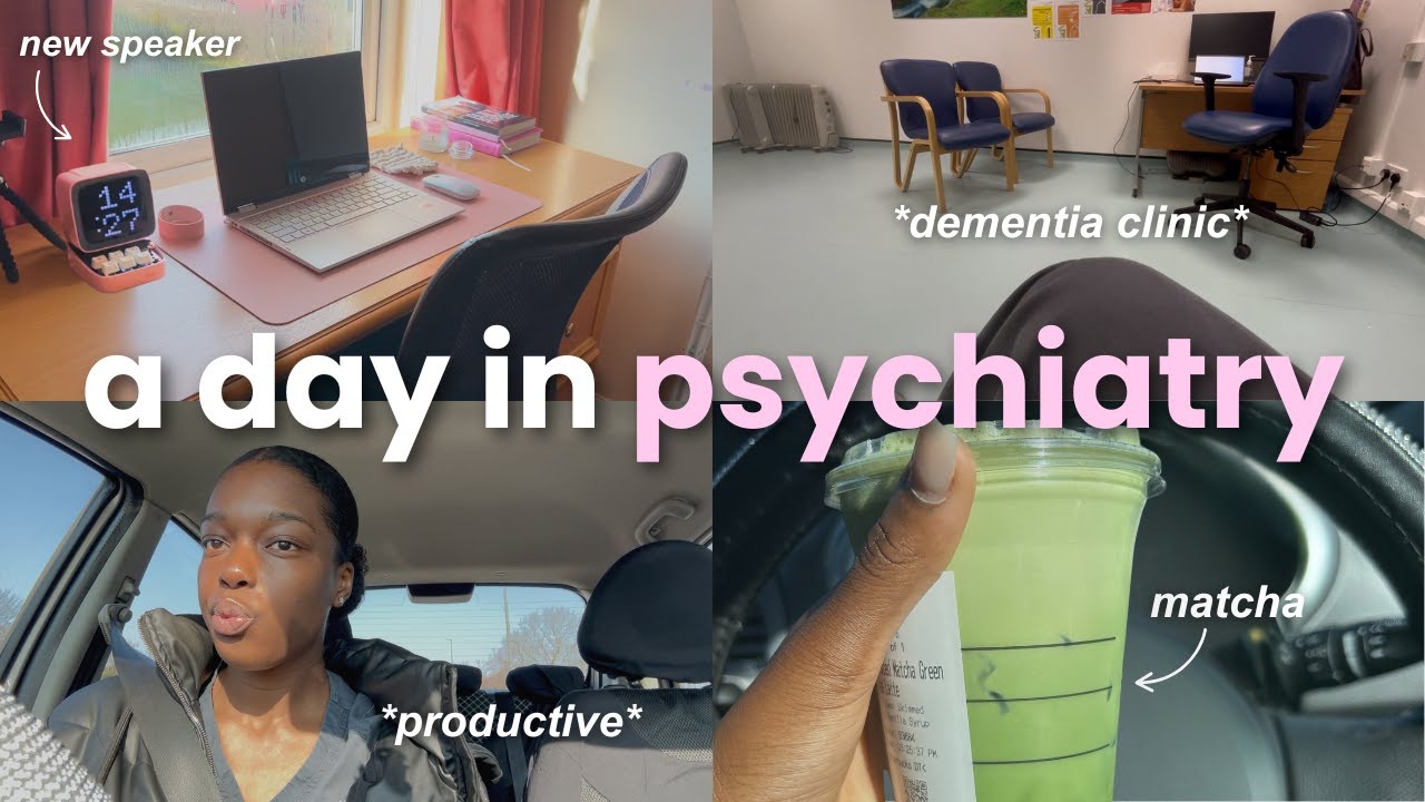 MED SCHOOL VLOG 💉 productive day in psychiatry, cafe studying + matcha 🍵
