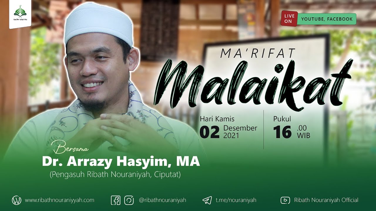 🔴 [LIVE] Ma'rifat Malaikat: Mengenal Malaikat bersama Buya Arrazy Hasyim, MA