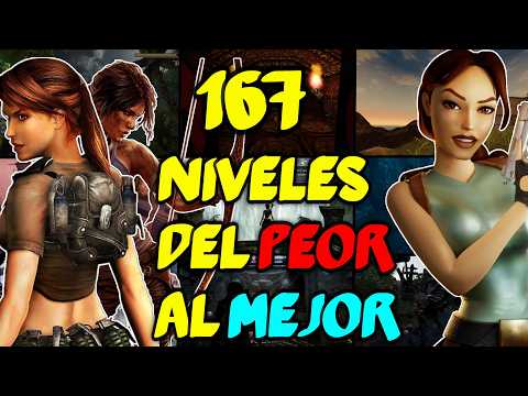 TODOS los NIVELES de TOMB RAIDER del PEOR al MEJOR - Celebrando 30 AÑOS de LARA CROFT