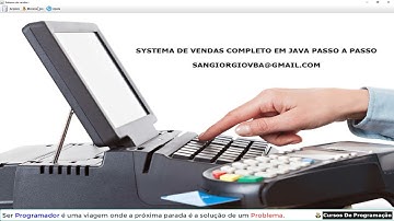 Curso Programação - Java POO - criando um sistema de vendas em java completo passo a passo - 118