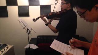 "Wayang Boy" Film Score - Live String Session (Practice)