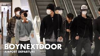 보이넥스트도어, 김포공항 출국 | BOYNEXTDOOR Airport Departure