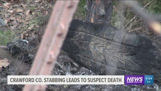 Crawford County stabbing suspect dead after crash