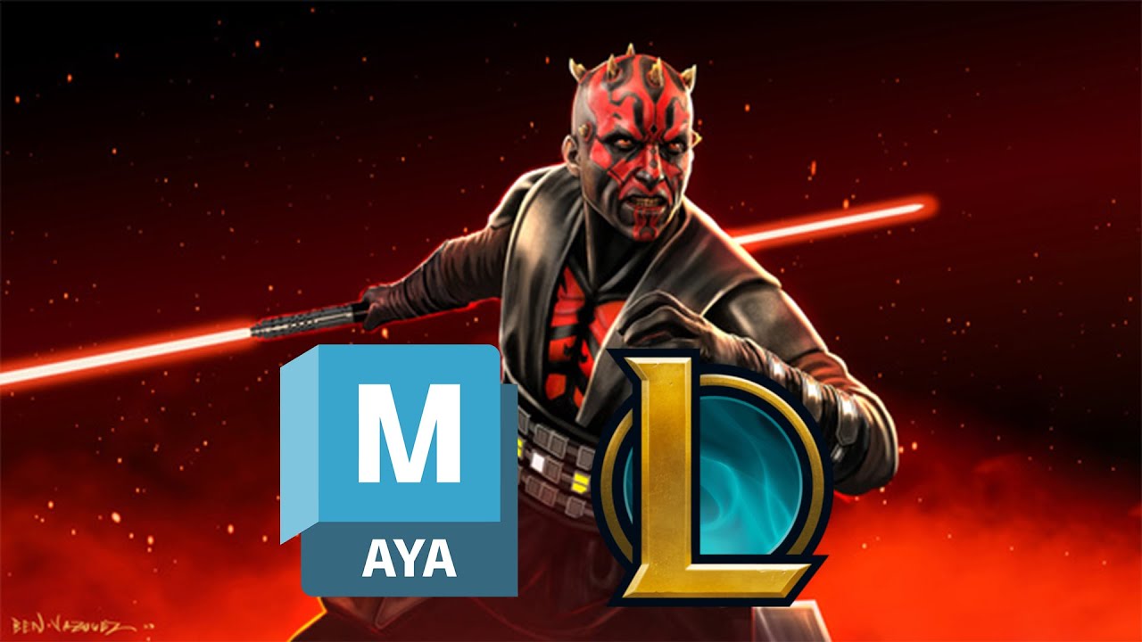 LoL Custom Skin Modelling Timelapse