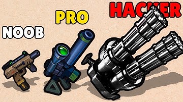 NOOB vs PRO vs HACKER in Cubes Up Max Level Gameplay