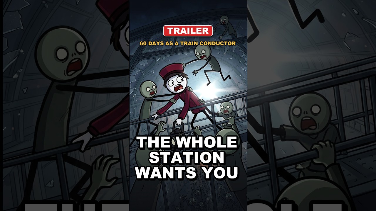 Train Conductor in Zombie Apocalypse · Official Trailer: The Dead Train Is Coming #zombie #survival