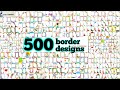 500 border designs  100 border designs compilation  200 border designs for project  500 borders