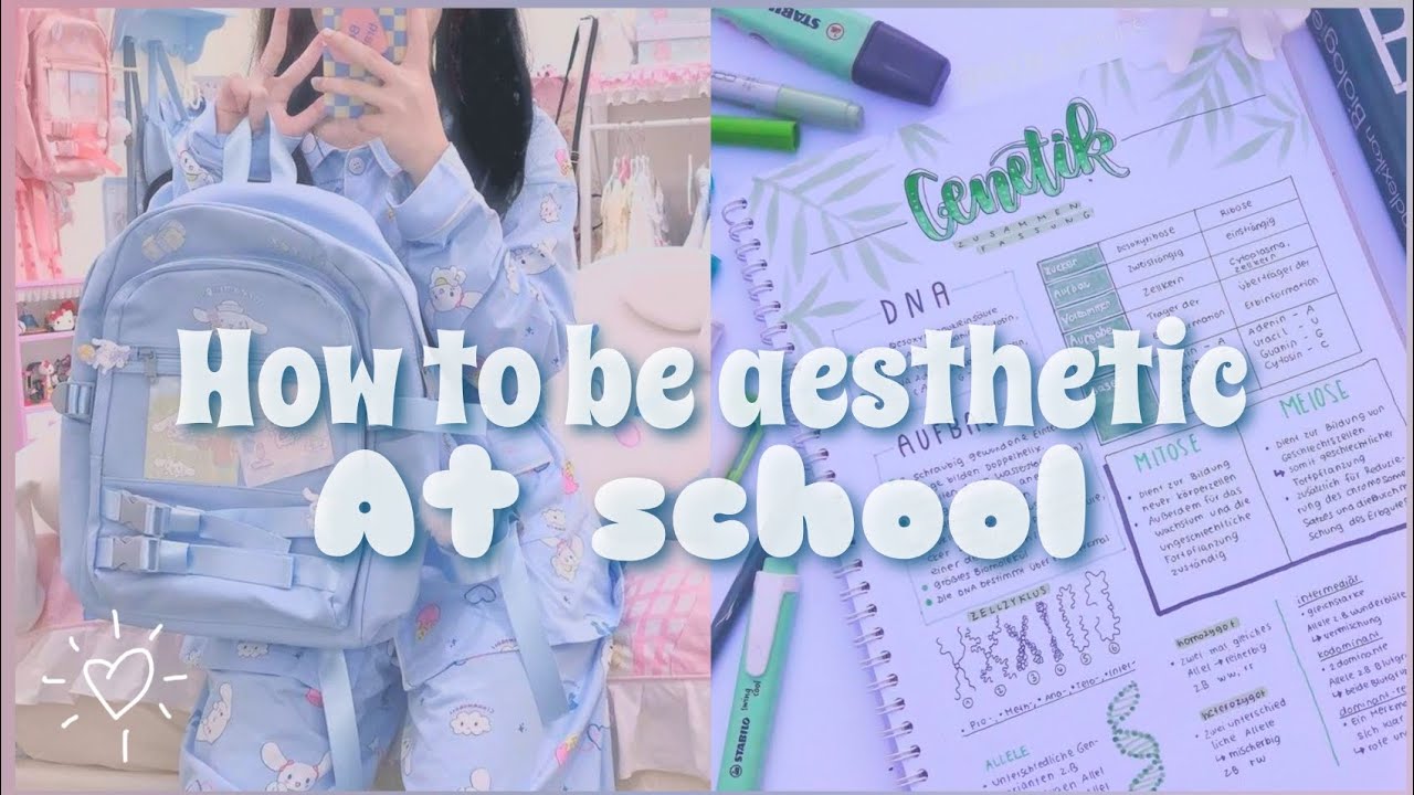 How to be AESTHETIC AT SCHOOL 2023| complete Guide to become 'THAT ...