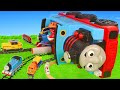 Thomas Train Crash: Toy Vehicles, Tractor, Trucks & Cars | Train Toys for Kids