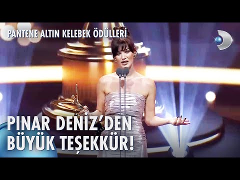 En İyi Kadın Oyuncu Pınar Deniz | Pantene Altın Kelebek Ödülleri 2023