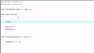 C Programming beginners Tutorial 11 -  Into to Functions