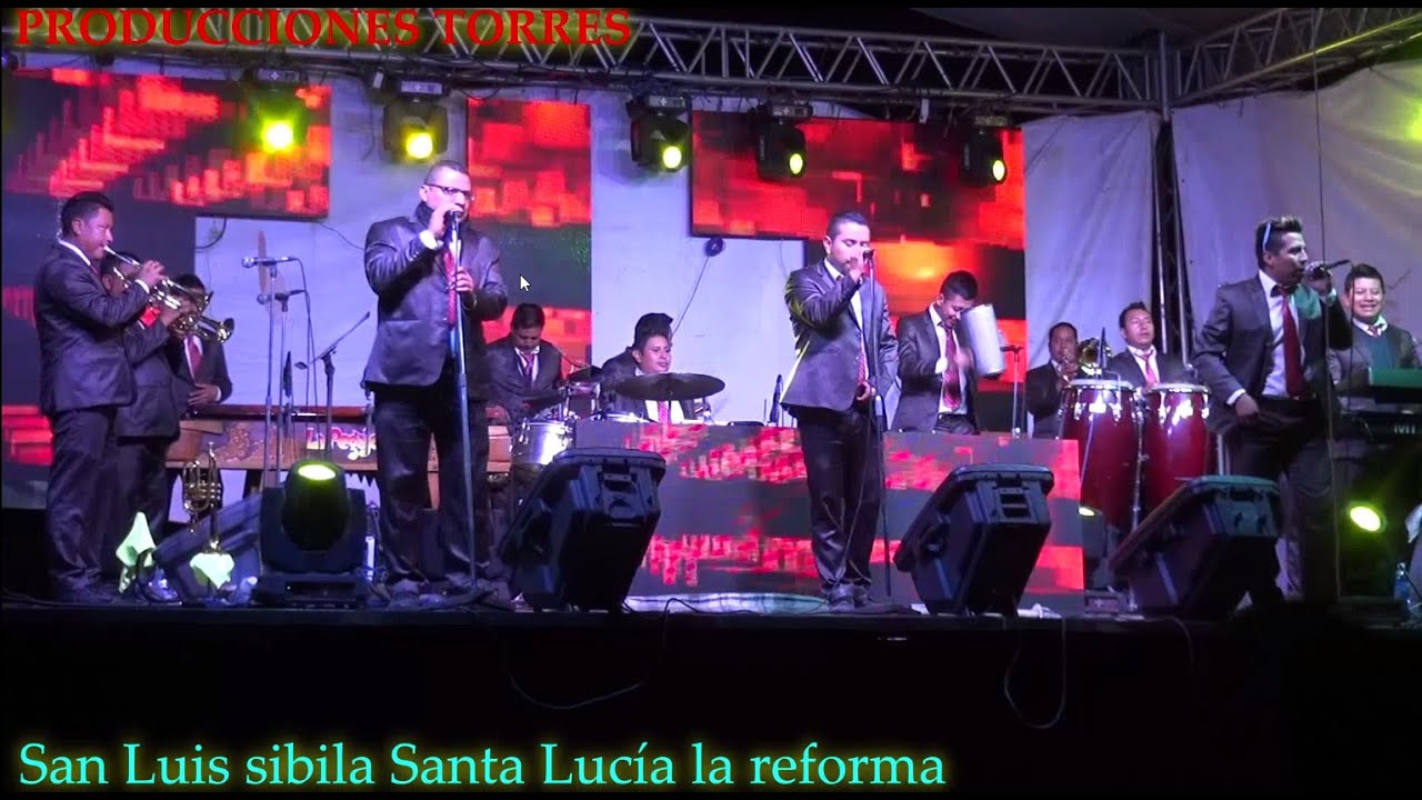 la pegajosa marimba orquesta baile social en san luis sibila 2016 YouTube