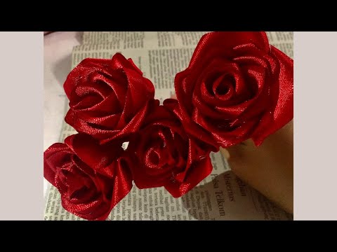 Video: Cara Membuat Bunga Mawar Dari Pita