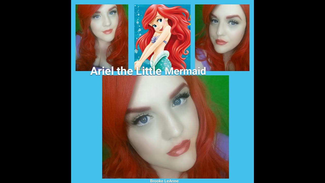 Disney Princess Ariel The Little Mermaid Makeup Tutorial YouTube