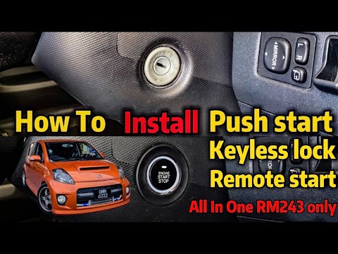 How to install Push Start Button | keyless | Auto start system Veron kong