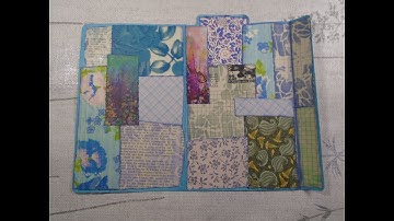 Craft with me making an ephemera folder pt1