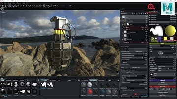 3D Modeling workflow part 1 of 3 : Modeling a hand grenade in Maya 2017