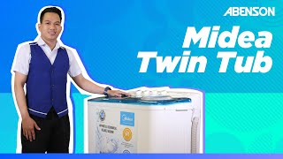 Midea FP 90LTT090GMTMB | 6.0kg Twin Tub Washing Machine