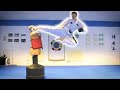 Taekwondo kicking sampler on the bob xl  martial arts training