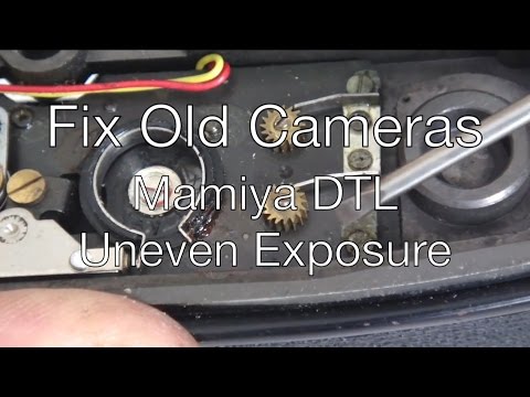 Fix Old Cameras: Mamiya DTL Uneven Exposure