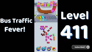 🎮 Bus Traffic Fever Level 411 Walkthrough 🚍 | Traffic Puzzle Gameplay | Solutionguruji