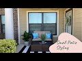 My Top 4 Tips for Styling a Small Patio| Decorating Ideas|Yitahome