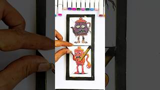 Italian Brainrot Horror Zombies Cardboard Craft Puzzle