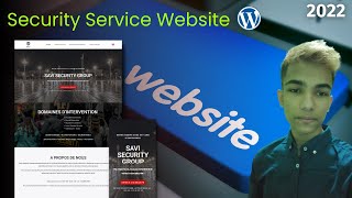 Build A Security Solution Service Website Using WordPress | Web WIth White WordPress Tutorial 2022