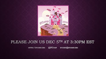 2020 IFComp Awards Livestream