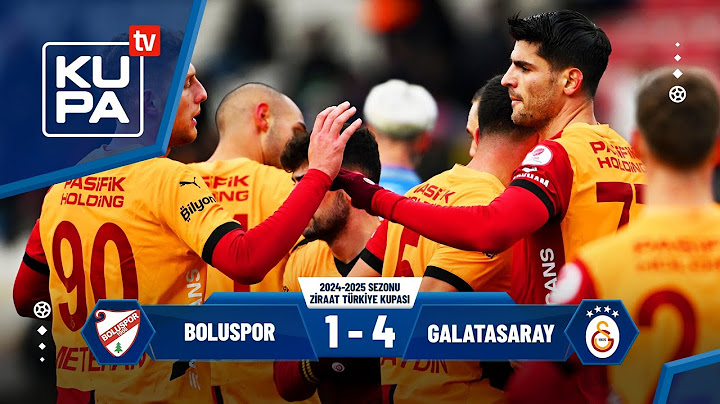 Boluspor 1-4 Galatasaray |  Ziraat Türkiye Kupası C Grubu | 06.02.2025