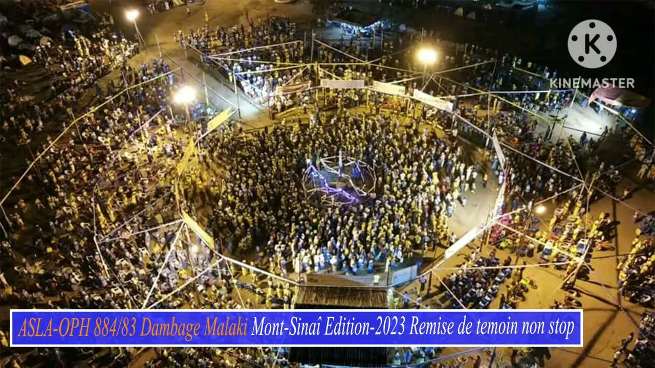 ASLA-OPH 884/83 MALAKI mont Sinaï édition 2023 remise de témoin dambage non stop.