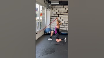 Band it kneeling ext rotation to reverse shoulder press