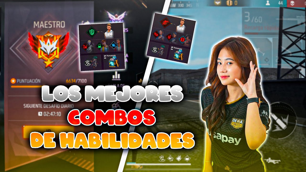 LOS MEJORES COMBOS DE HABILIDADES DE FREE FIRE | ¡DOMINA LAS CLASIFICATORIAS COMO UN PRO!