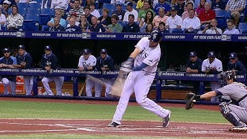 MIN@TB: Loney hits a bases-loaded single to center