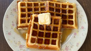 Buttermilk Waffles Recipe - How To Make Old Fashioned Buttermilk Waffles - Ellen’s Homemade Delights