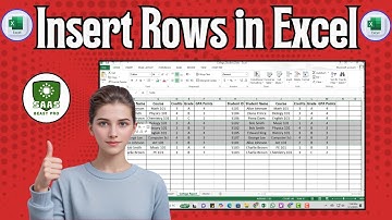 How To Insert Multiple Rows In Excel | Quick & Easy Method