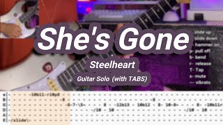 Download lagu She's Gone |©Steelheart |【Guitar Solo Cover】| with TABS