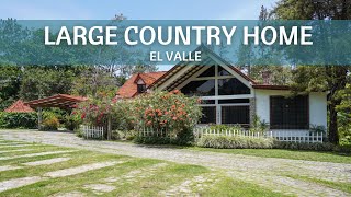 Unique Opportunity In El Valle – Large Country Home For Rent