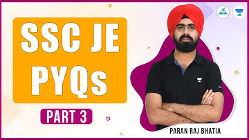 SSC JE PYQs | Part-03 | Paran raj bhatia | #unacademy academy #sscjecivil #civilengineering