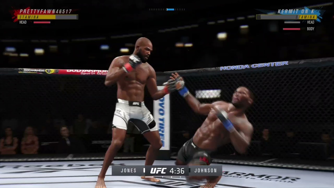 UFC 4 Jon Jones Flying Knee/ Uppercut Combo YouTube