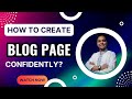 How to create Blog Page + Blog Archive Template + Single Post Templates in elementor